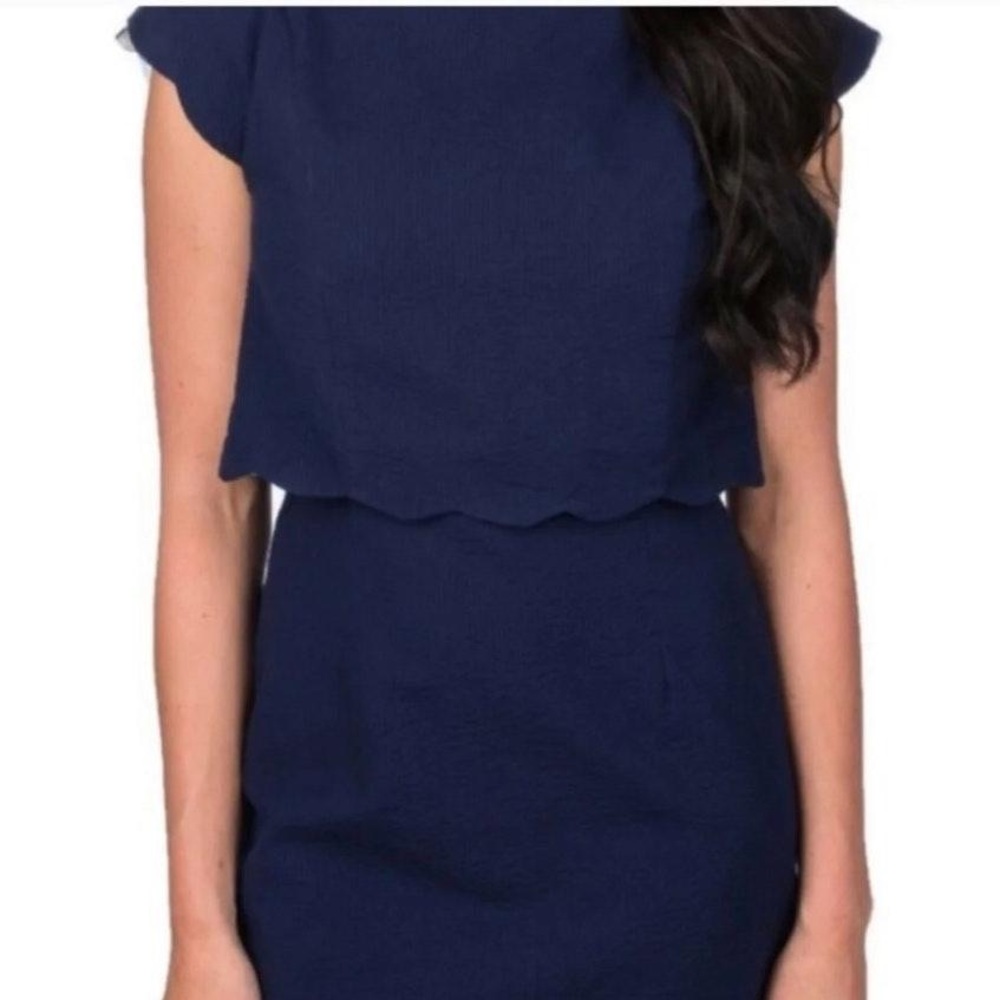 NWT Lauren James Sullivan Dress Navy